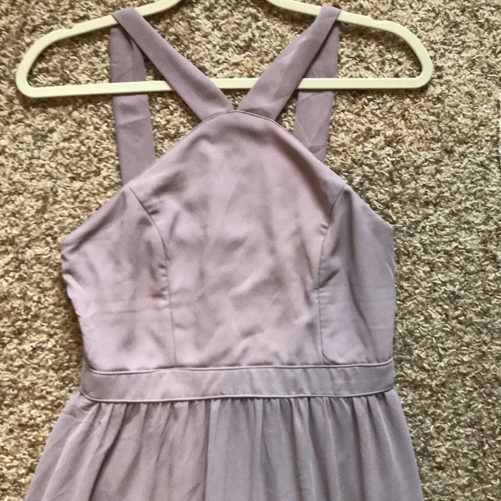 Lulus bridesmaid formal dress taupe